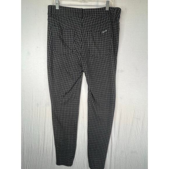 Seven7 Windowpane plaid pants in black/white, size 14, EUC - Picture 9 of 9
